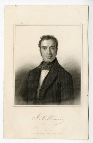 Antique Print - J. MILLHOUSE-PORTRAIT-COCHRAN after SOCOSI - c.1850