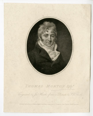Antique Print - THOMAS-MORTON-DRAMATIST-DURHAM-COLUMBUS-HEATH after SMITH - 1818