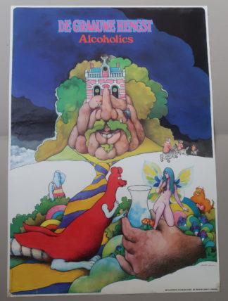 Vintage Poster-DE GRAUWE HENGST DISTILLERY-Publi Studio-1970