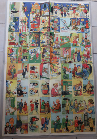 Vintage post cards-NEW YEAR-TENNIS-Lithograph-Berma-c.1930