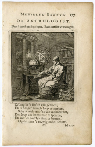Antique Print-PROFESSION-ASTROLOGIST-ASTROLOGER-Luyken-c.1700