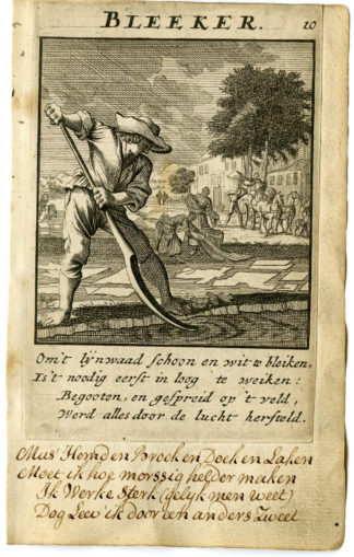 Antique Print-PROFESSION- BLEEKER-BLEACHER-Luyken-1720