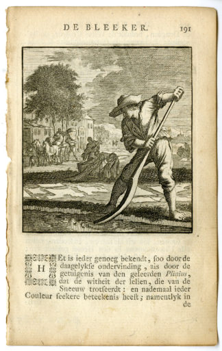 Antique Print-PROFESSION- BLEEKER-BLEACHER-Luyken-c.1700