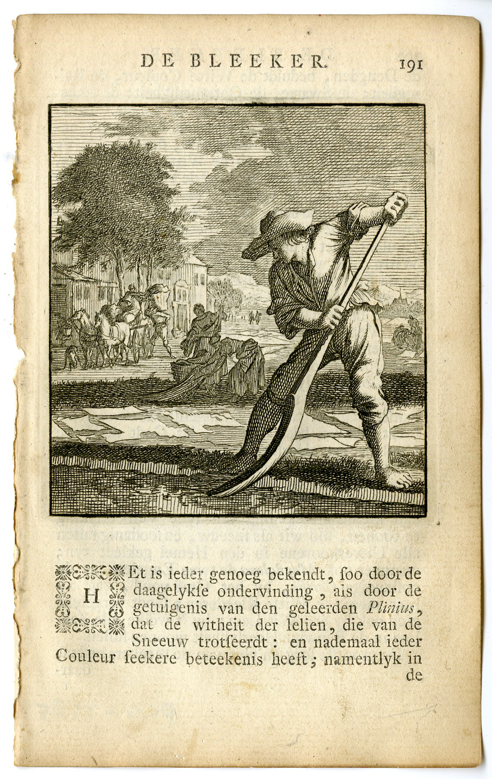 , Antique Print-PROFESSION- BLEEKER-BLEACHER-Luyken-c.1700, Pictura Antique Prints