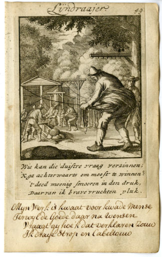 Antique Print-PROFESSION-LYNDRAAJER-WIRE MAKER-Luyken-1720