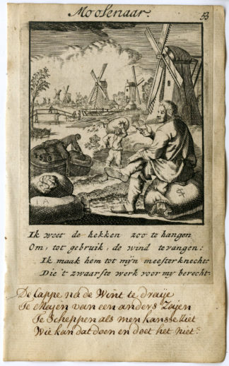 Antique Print-PROFESSION-MOOLENAAR-MILLER-Luyken-1720