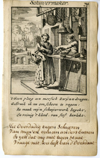 Antique Print-PROFESSION-SCHUYERMAKER-SCRAPER-Luyken-c.1700
