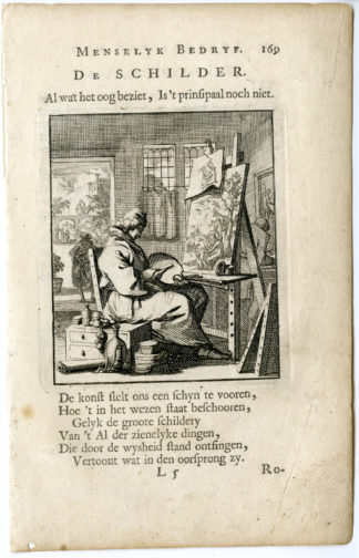 Antique Print-PROFESSION-SLAGER-BUTCHER-Luyken-c.1700