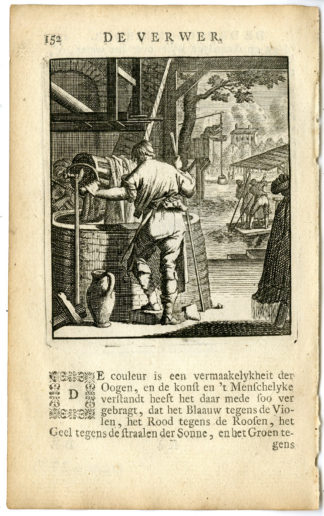 Antique Print-PROFESSION-VERWER-PAINTER-Luyken-c.1700