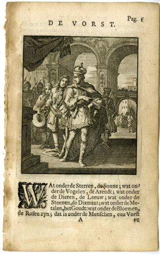 Antique Print-PROFESSION-VORST-RULER-Luyken-c.1700