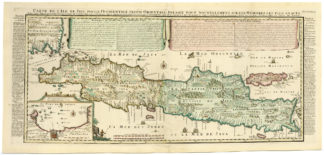Antique Map - CARTE DE JAVA-INDONESIA-CHATELAIN - 1719