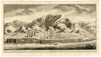 Antique Print - RUINS-DARIUS PALACE-PERSEPOLIS-IRAN-PHILIPS after VALENTIJN - 1724
