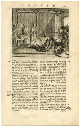 Antique Print - TERNATE-KING-MURDER-MALUKU ISLANDS-INDONESIA-VALENTIJN-VOC - 1724