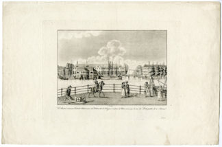 Rare Antique Print - AMSTEL-AMSTERDAM VIEW [Fuchs, 1824]