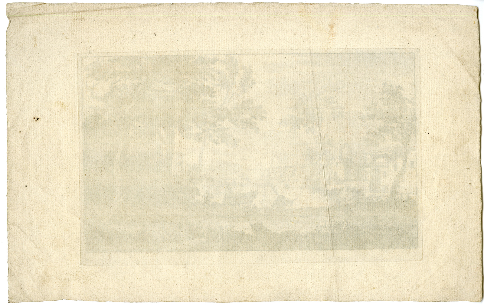 , Antique Print – ITALIANATE LANDSCAPE-SHEPHERD-WELL-ANONYMOUS – c.1674, Pictura Antique Prints