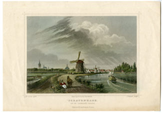 Antique Print - The Hague [J. Umbach after W.J. Cooke, c.1850]