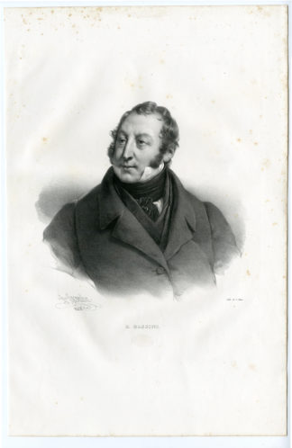 Antique Print - PORTRAIT-GIOACHINO ROSSINI-COMPOSER-GREVEDON-MOTTE after own design - 1828