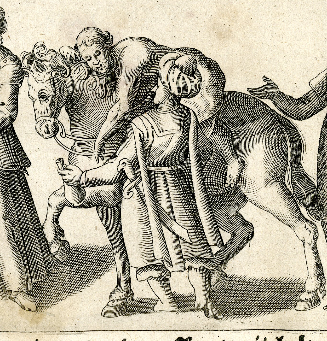 , Antique Print – RHETORICIAN CHAMBER OF KATWIJK-DRAMA-HEYNS – 1607, Pictura Antique Prints