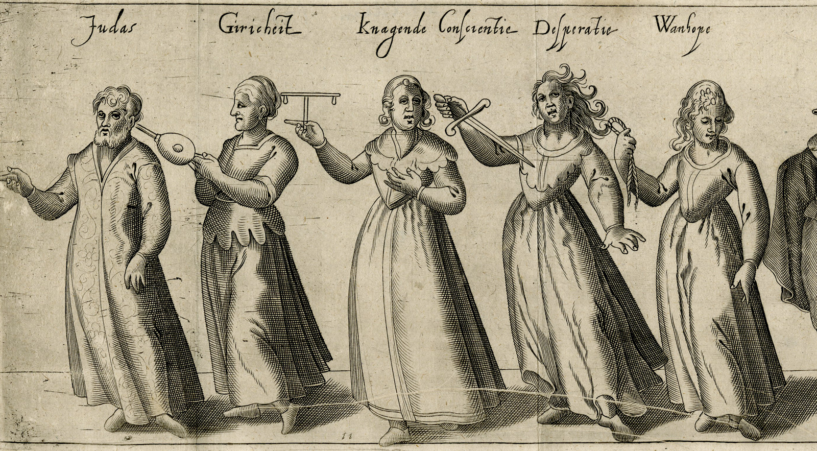 , Antique Print – RHETORICIAN CHAMBER OF SCHIEDAM-DRAMA-HEYNS – 1607, Pictura Antique Prints