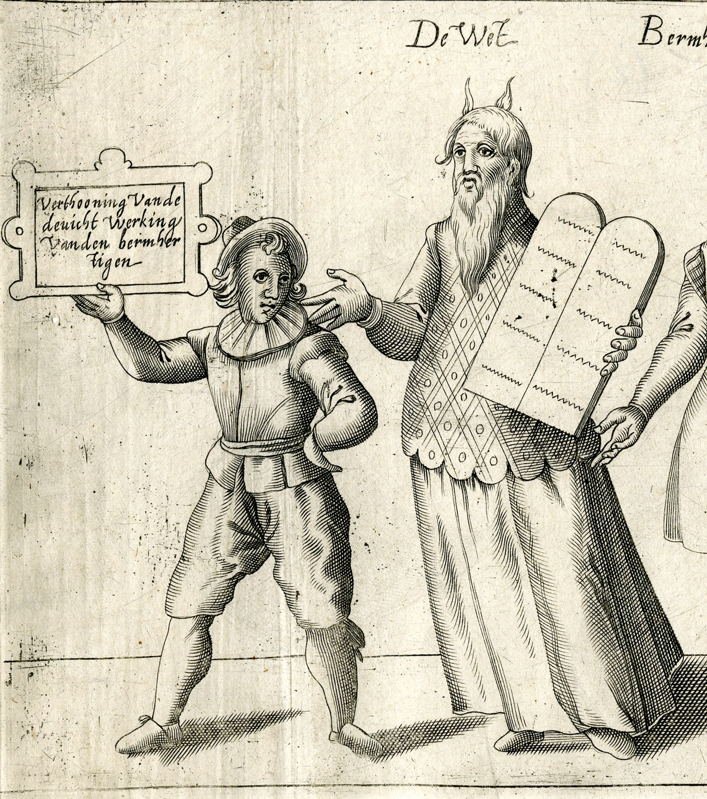 , Antique Print – RHETORICIAN CHAMBER OF VLAARDINGEN-DRAMA-HEYNS – 1607, Pictura Antique Prints