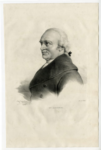 Antique Print - PORTRAIT-WILLIAM HERSCHEL-ASTROMER-COMPOSER-GREVEDON-MOTTE after own design - 1828