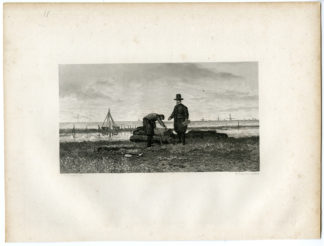 Antique Print - JAN ADRAENSZ LEEGHWATER-WATER ENGINEER-STEELINK after LENNEP - 1880