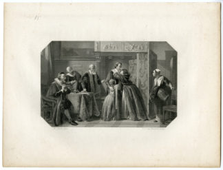 Antique Print - HUGO DE GROOT-STEELINK after LENNEP - 1880