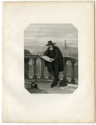 Antique Print - JACOB VAN CAMPEN-ARCHITECT-STEELINK after LENNEP - 1880