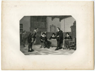 Antique Print - AUDIENCE-MAYOR-AMSTERDAM-STEELINK after LENNEP - 1880