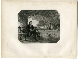 Antique Print - HUBERT KORNELISZ-POOT-VAN EFFEN-POETS-STEELINK after LENNEP - 1880
