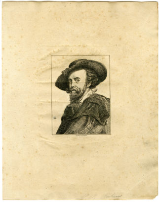 Antique Print - PORTRAIT-PETER PAUL RUBENS-GIRTIN after TBD - 1817