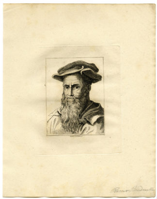 Antique Print - PORTRAIT-BACCIO BANDINELLI-BRANDINI-GIRTIN after TBD - 1817