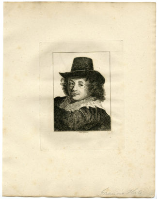 Antique Print - PORTRAIT-FRANS HALS-GIRTIN after TBD - 1817