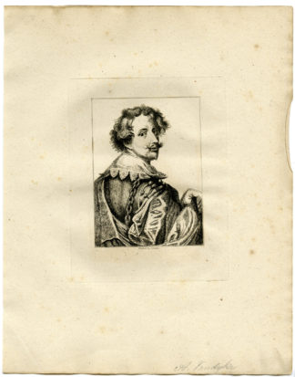 Antique Print - PORTRAIT-ANTHONY VAN DYCK-GIRTIN after TBD - 1817