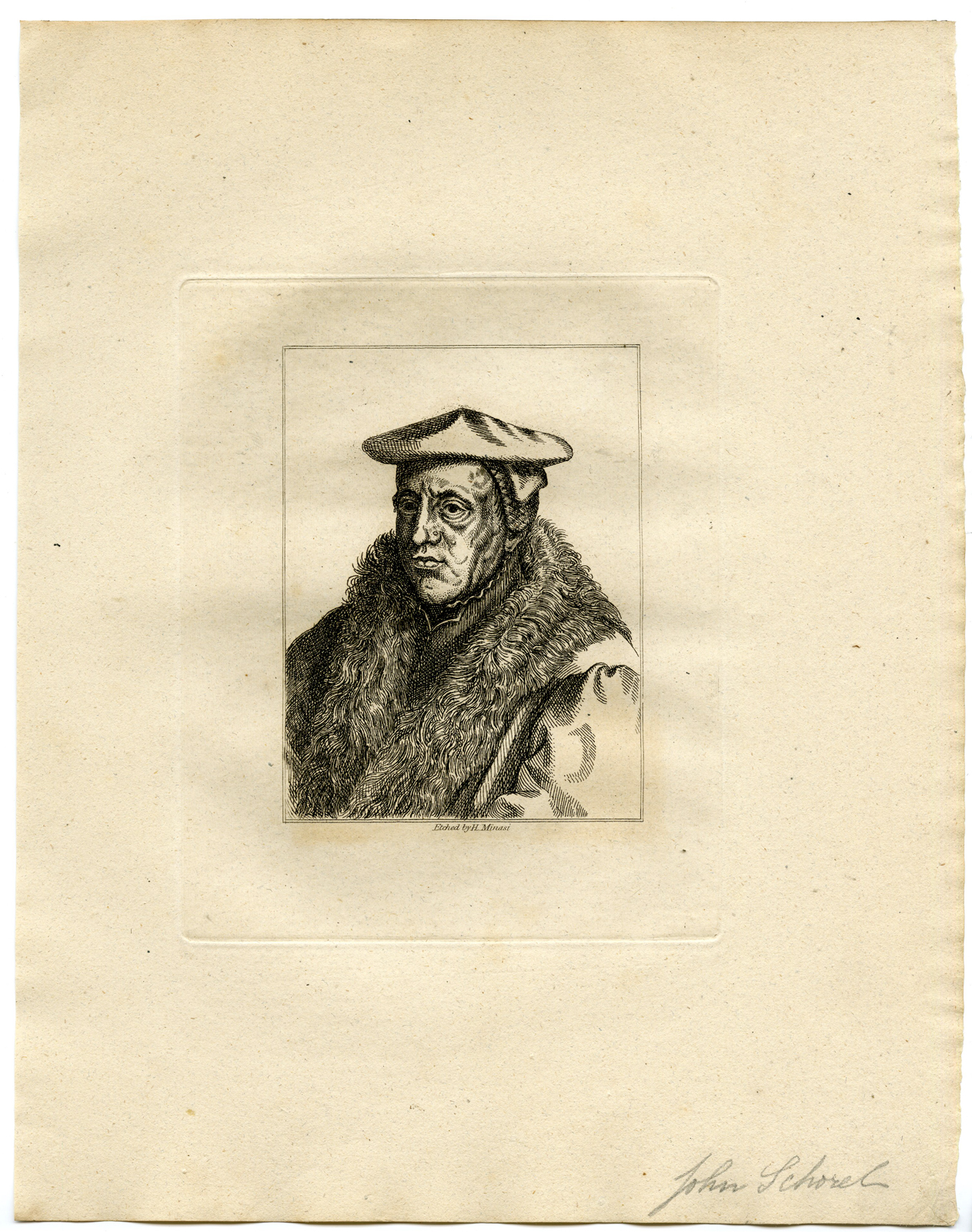 , Antique Print – PORTRAIT-JOHN SCHOREL-SCOREL-GIRTIN after TBD – 1817, Pictura Antique Prints