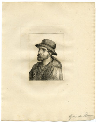 Antique Print - PORTRAIT-GIOVANNI DA UDINE-GIRTIN after TBD - 1817