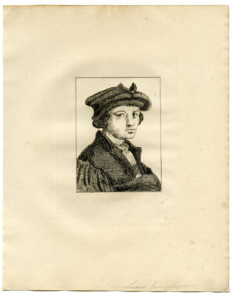 Antique Print - PORTRAIT-LUCAS VAN LEYDEN-GIRTIN after TBD - 1817