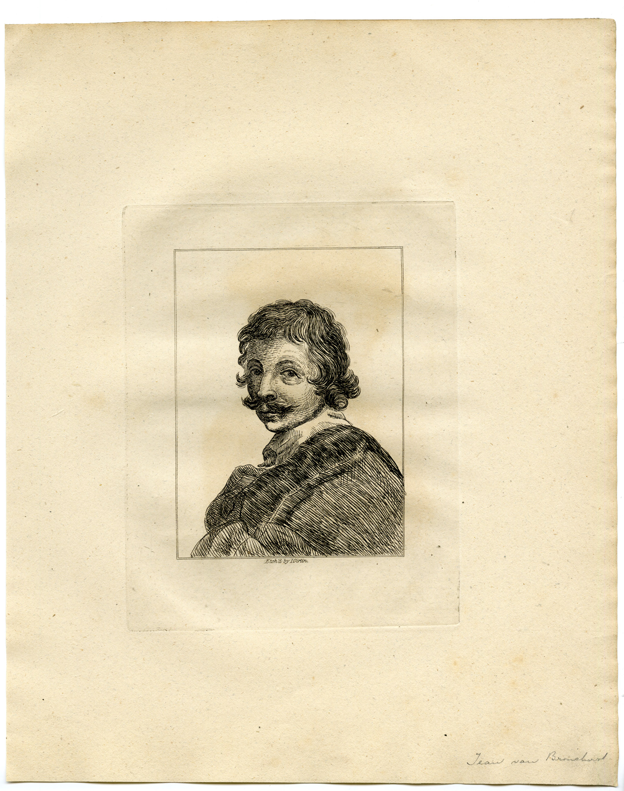 , Antique Print – PORTRAIT-JAN GERRITSZ. VAN BRONCKHORST-GIRTIN after TBD – 1817, Pictura Antique Prints