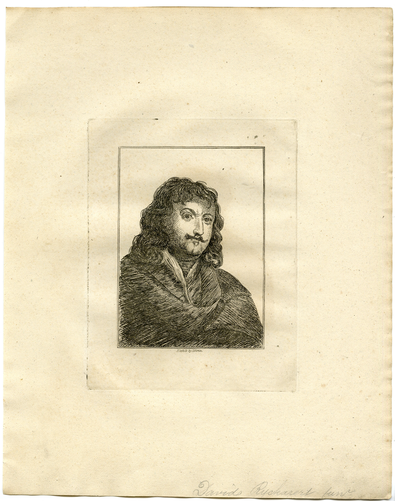 , Antique Print – PORTRAIT-DAVID RYCKAERT-RIJKAERT-GIRTIN after TBD – 1817, Pictura Antique Prints