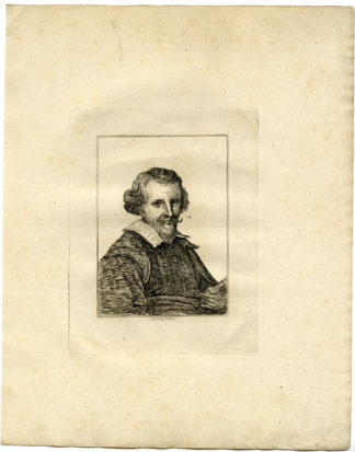 Antique Print - PORTRAIT-DAVID TENIERS THE ELDER-GIRTIN after TBD - 1817