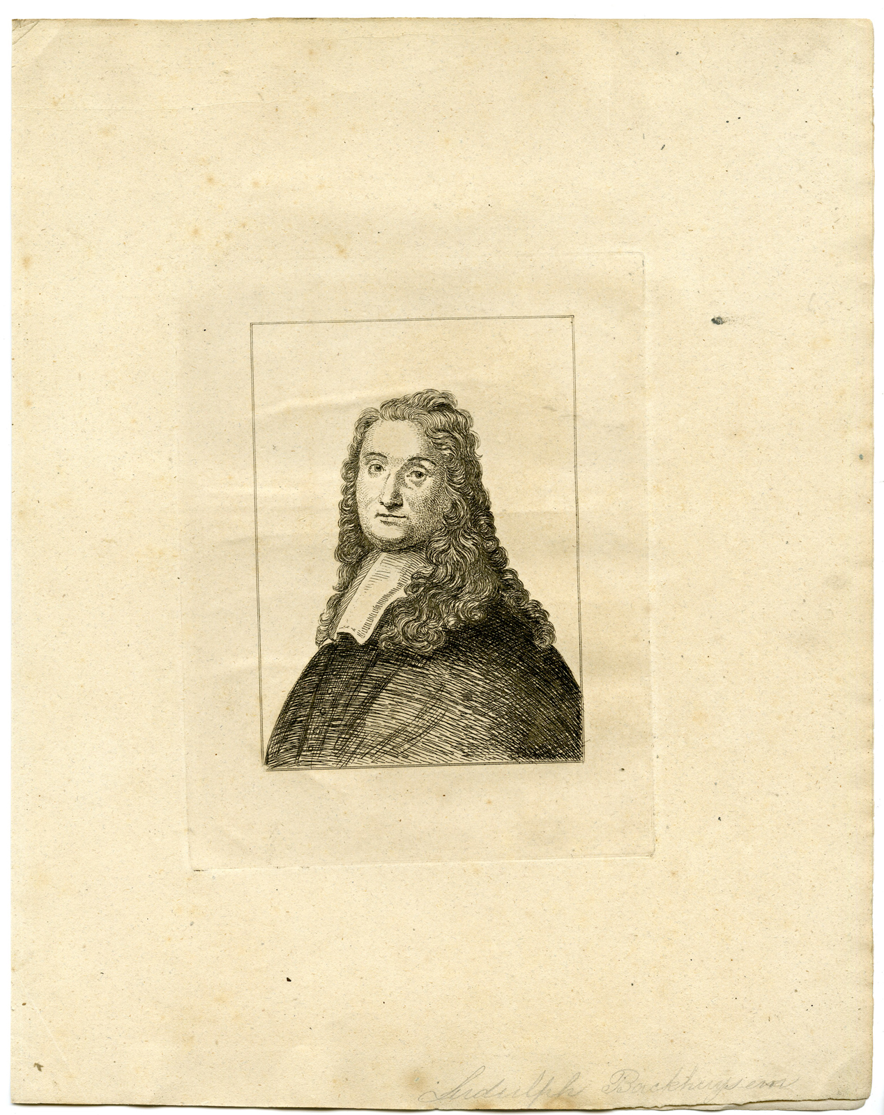 , Antique Print – PORTRAIT-LUDOLF BACKHUYSEN-GIRTIN after TBD – 1817, Pictura Antique Prints