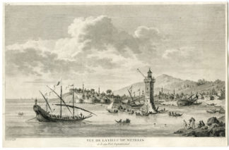 Antique Print - Metelin - Lesbos - Greece [Jean Dambrun after Comte de Choiseul-Gouffier, 1782]