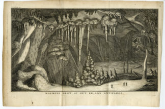 Antique Print - Marble Cave-Stalagmite-Antiparos-Greece [Publisher: Isaac Tirion, c.1760]
