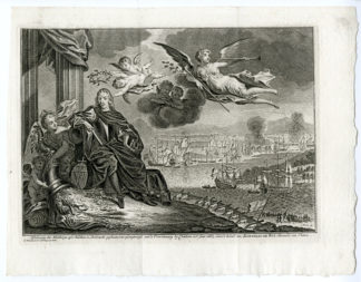 Antique Print - Portrait Cornelis de Wit - Chatham [Simon Fokke after A. Schouman, c.1750]