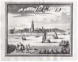 Antique Print - PANORAMA-RHENEN-RHINE [Van Doesburgh-du Roy, 1696]