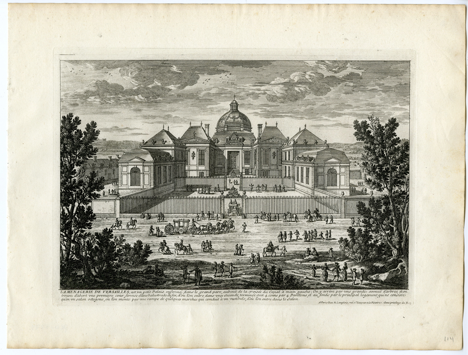, 37 Antique Prints – VIEWS OF VERSAILLES-PALACE-GARDENS-PERELLE after own design – c.1670, Pictura Antique Prints