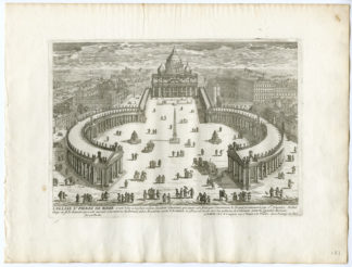 15 Antique Prints - VIEWS OF ROME-VATICAN-PERELLE after own design - c.1670