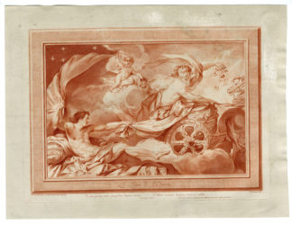 Antique Print - SUNRISE-GODDESS OF DAWN-AURORA (J.B. Lucien after Pierre, c.1780)