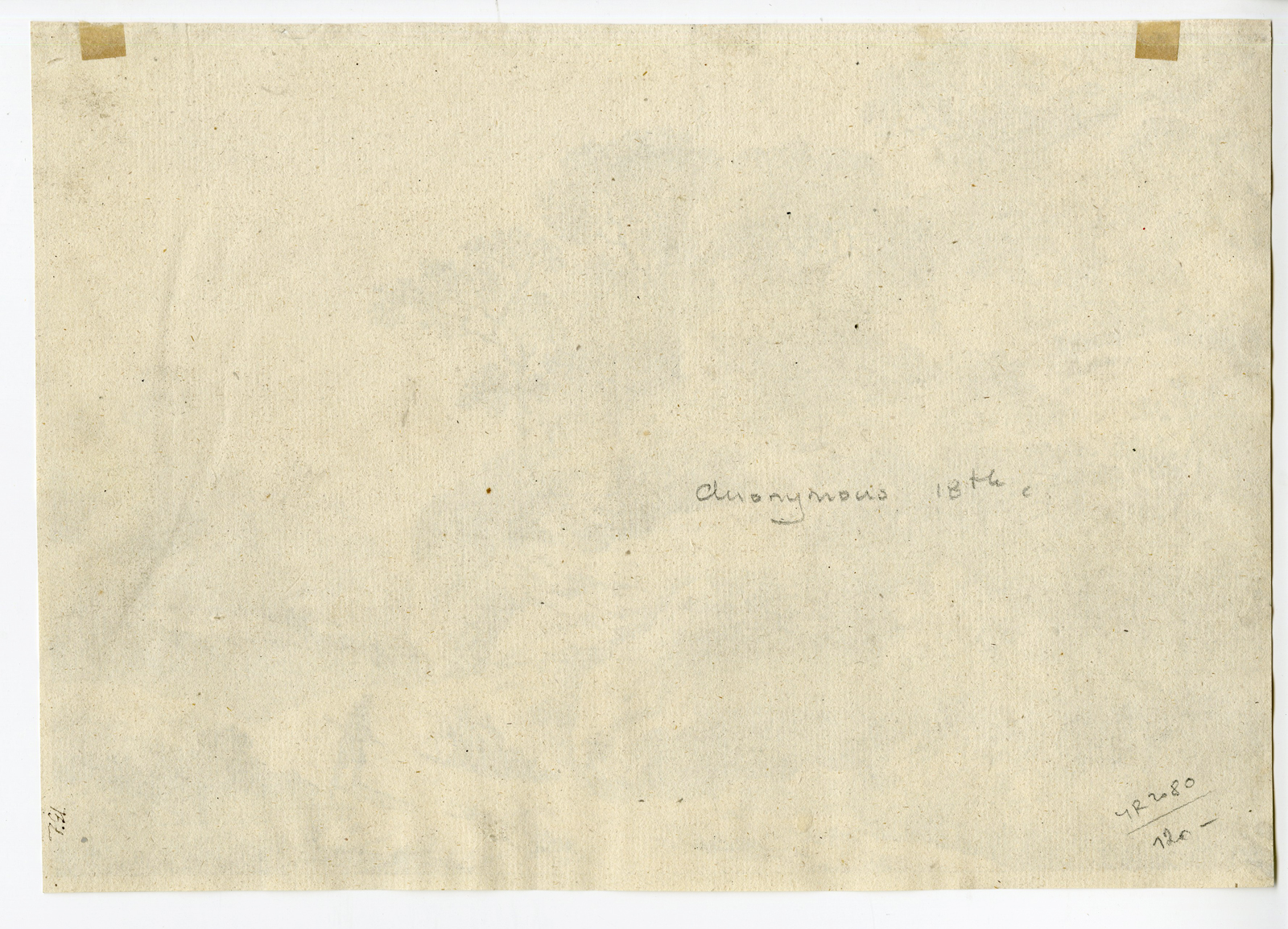 , Antique Print – HILLY LANDSCAPE WITH FIGURES-TRAVELLERS-Anonymous – 18th.c, Pictura Antique Prints