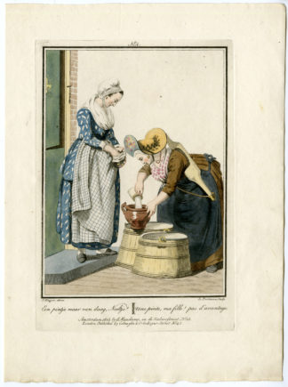 Antique Print - COSTUME-DUTCH-MILKMAID-ROTTERDAM-LOUIS PORTMAN after KUYPER - 1808
